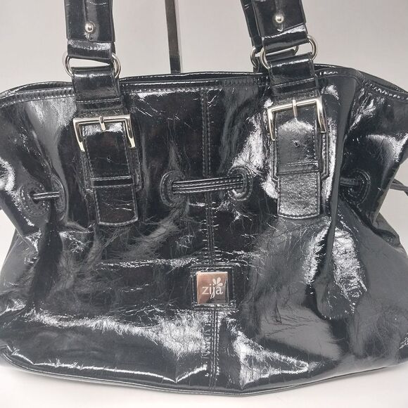 ZIJA BAG. BLACK. SHOULDER BAG. - Picture 5 of 16